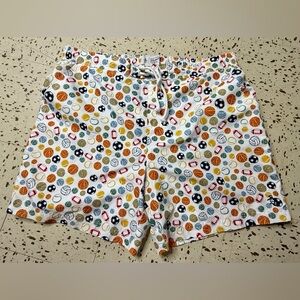 Original Penguin Multicolor Sports Print Men's Shorts